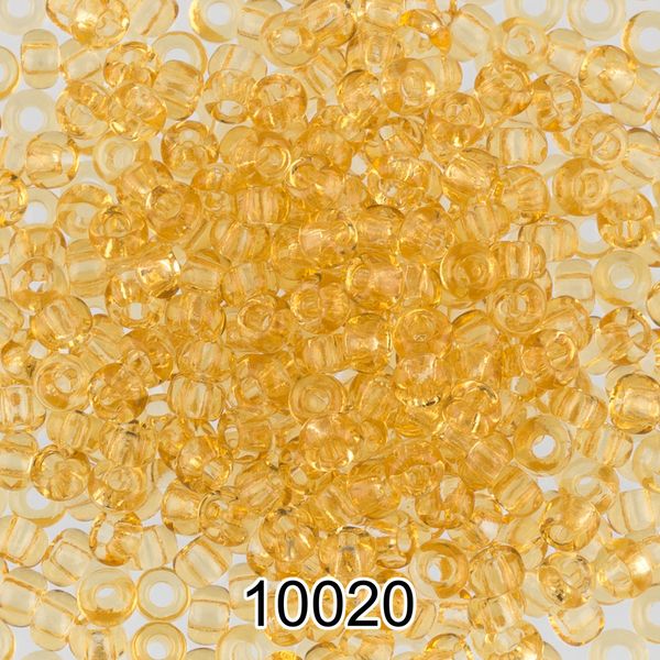 Бисер Preciosa 10/0 (2.3 мм), 500 г, 10020 (Ф091) св.желтый