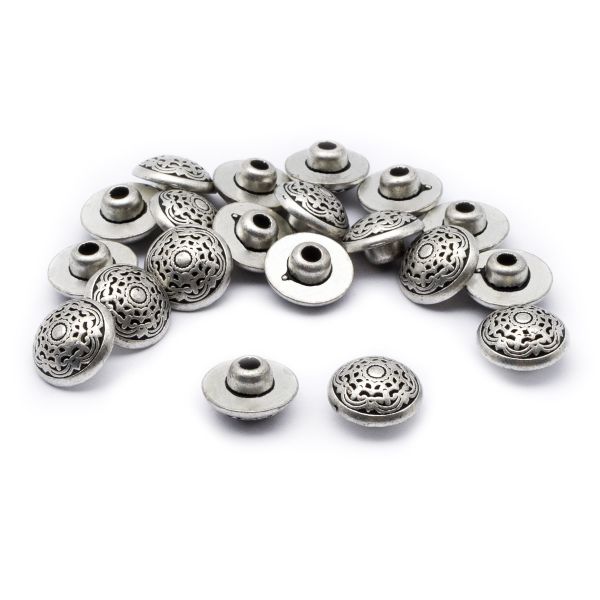 Хольнитены ⌀11 мм, |БЕЗ ГВОЗДЯ|, BIG, т.серый, 20 шт