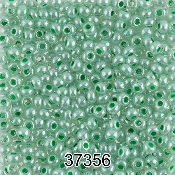 Бисер Preciosa 10/0 (2.3 мм), 500 г, 37356 (Ф353) св.салатовый