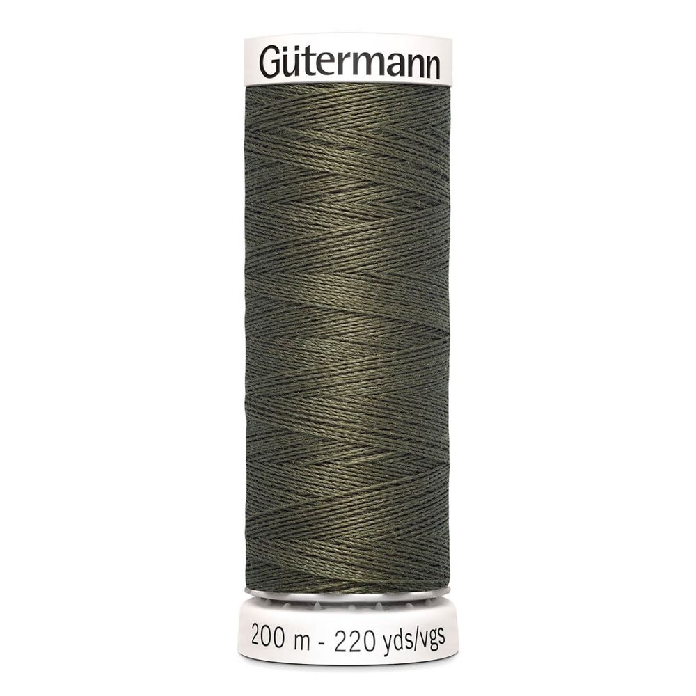 Нитки универсальные Gutermann Sew-all 100 (200 метров), 5 кат. | 676 св.хаки