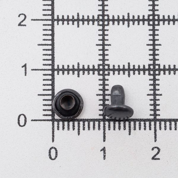 Хольнитены двухсторонние ⌀6 мм, h=6 мм, сталь, New Star №0, цв.оксид, ≈100 шт