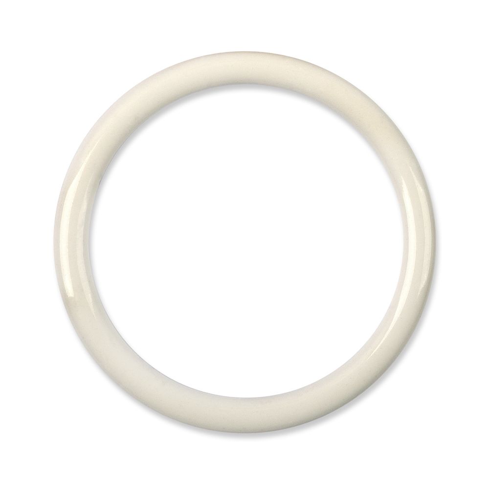 Кольцо для бюстгальтера металл ⌀15 мм, 50 шт, белый, Blitz CPK-15