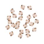 Бусины стекло 3.6х4 мм, 24 шт, св.табачный (lt.colorado topaz 10330), Preciosa 451-69-302