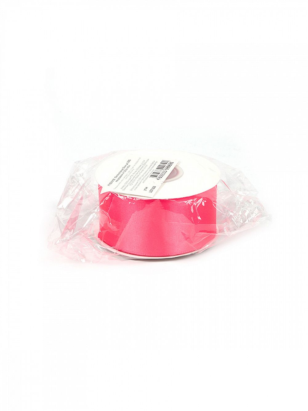 Лента атласная 1-сторонняя 38.0 мм / 22.5±1 метра, 3080 ярк.розовый, Magic4Hobby