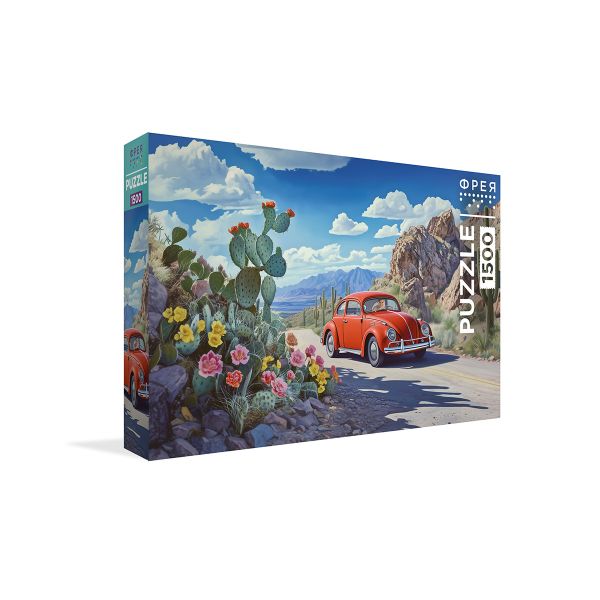 Пазл 1500 элементов, PZL-1500/40 Бескрайние прерии, Фрея