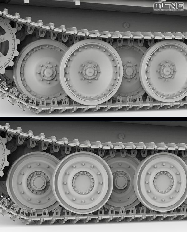 Модель сборная: танк, Sd.Kfz.171 Panther Ausf.G Late w/ FG1250 Active Infrared Night Vision System 1/35, Meng TS-054