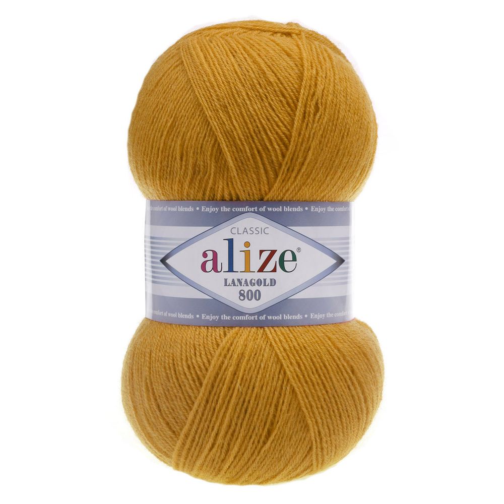 Пряжа Alize (Ализе) Lana Gold 800 / уп.5 мот. по 100 г,730 м, 645