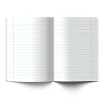 Тетрадь ученическая школьная, выборочный лак, A5+ 18 л. на скобе 65 г/м², белизна 100%, 20 шт, линия, 000713 Зелёное настроение, Светоч 18ТЕТл-003