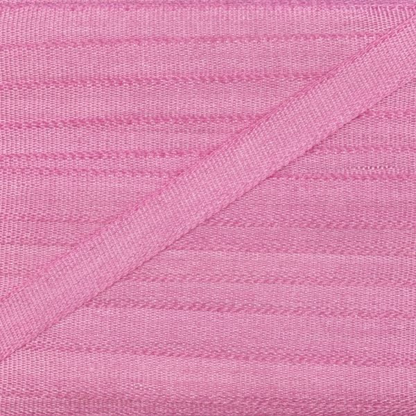 Лента (тесьма) шелковая 4.0 мм / 45.5±0.5 метров, №087 розовый, Gamma SR-4