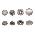 Кнопка Дельта (O-образная) ⌀15/15 мм, ≈72 шт, МЕТАЛЛ, чер.никель, NEW STAR