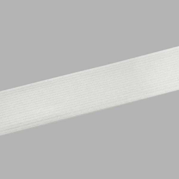 Резинка тканая 25.0 мм / 20 метров, белый
