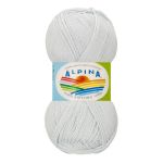 Пряжа Alpina Holly / уп.10 мот. по 50г, 200м, 479 бл.голубой