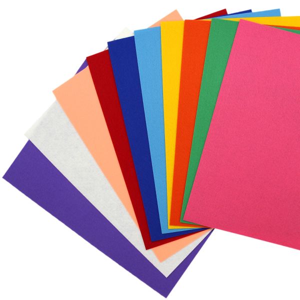 Набор декоративного фетра 1,2мм 22х30см 10 шт (28), FSR1.2