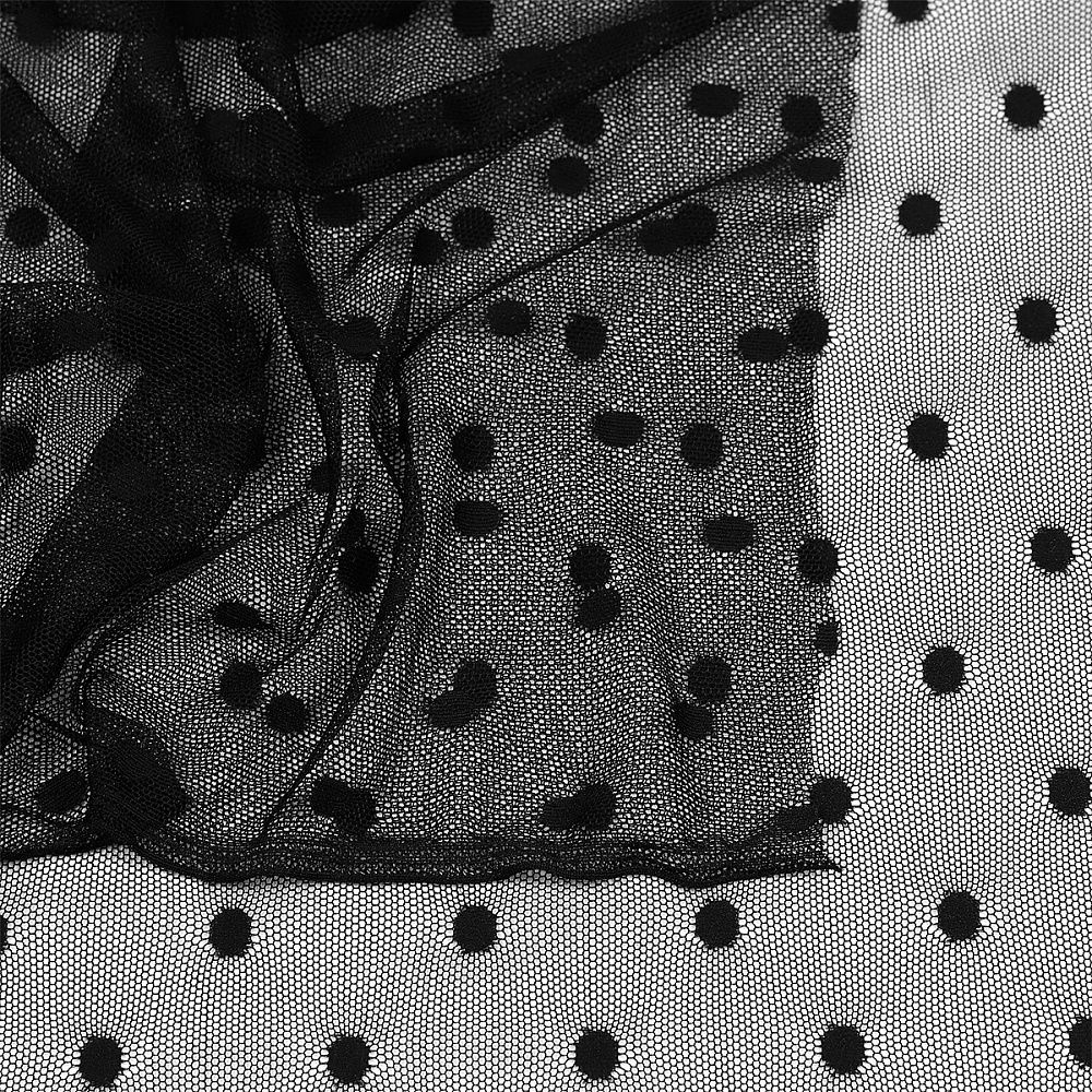 Сетка бельевая эластичная 95 г/м², шир.160 см / 254 метра.00129.02, цв.02 черный /00129.02/