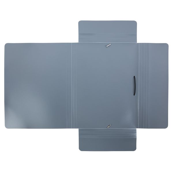 Папка на резинке A4 600 мкм 35 мм, волокно, 5 шт, серый new EC21043015, Expert Complete