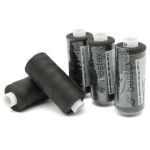 Нитки швейные бытовые Bestex 40/2, 365 м (400 ярд) / 10 кат., 180 черно-серый