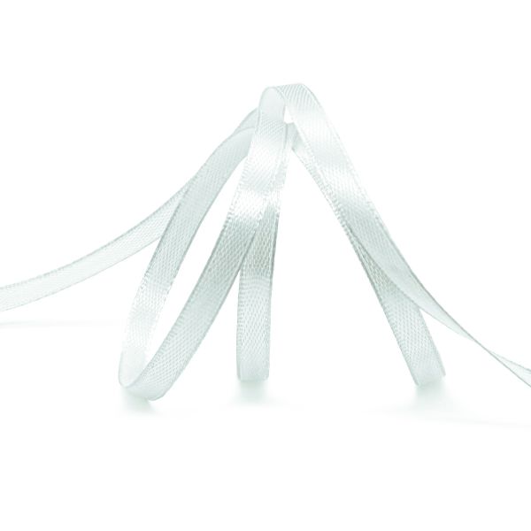 Лента атласная 1-сторонняя 6.0 мм / 22.86±1 метров, 127 жемчужный, Globus