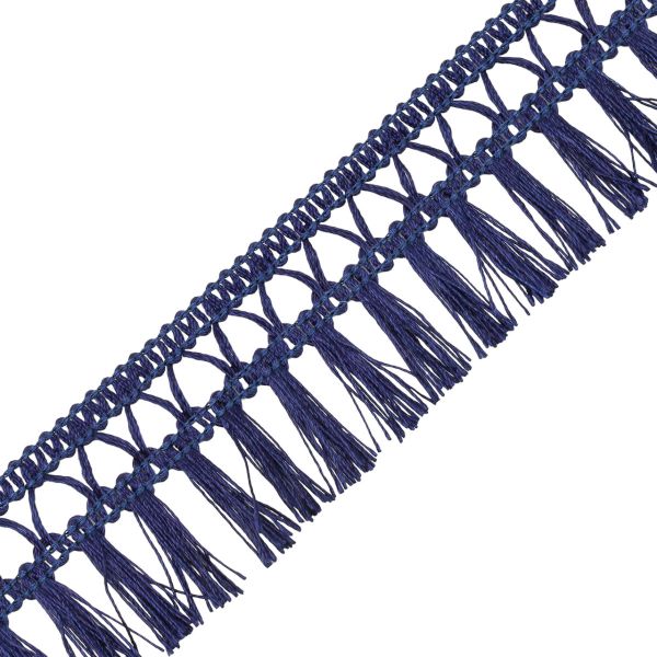 Бахрома отделочная 50.0 мм / 25 метров, 919 темно-синий, 0390-0040, T-04