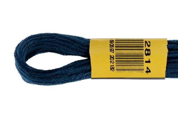 Мулине ПНК им.Кирова цв.2814 т.мор.волна, Россия, 24 мотка по 8 метров