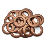 Люверсы шторные ⌀35 мм, терракот металлик, 08, Belladonna, 10 шт