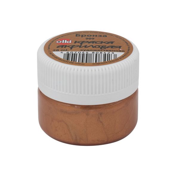 Краска акриловая по металлу 28мл (8423 бронза)