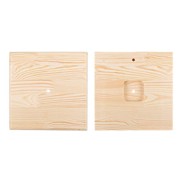 Заготовка деревянная Часы квадратные, сосна, 25х25 см, КВ-25 Mr.Carving