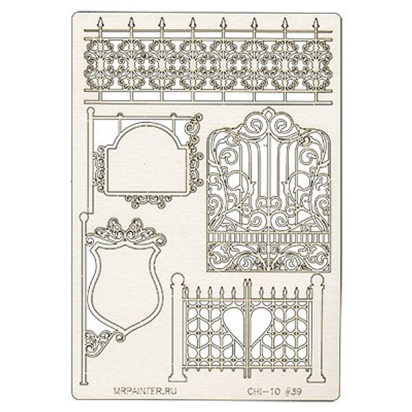 Чипборд 11.5х16.5 см, 1 шт, 39 Ворота, Mr.Painter CHI-10