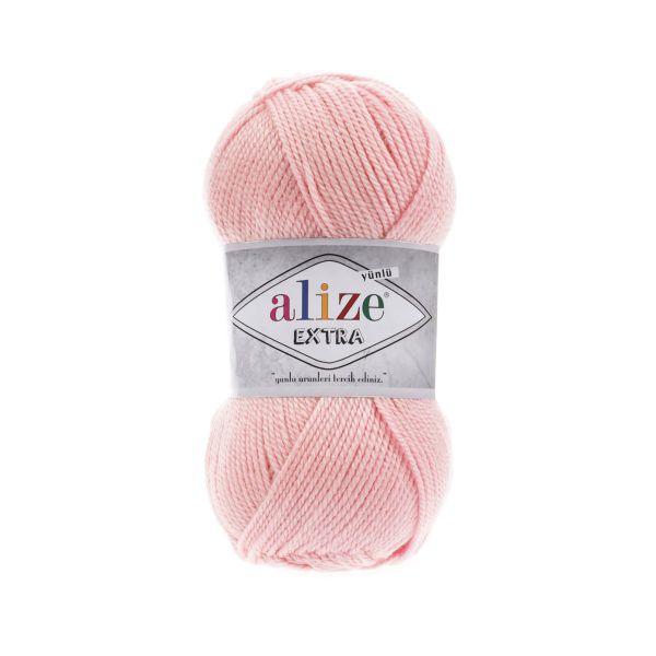 Пряжа Alize (Ализе) Extra / уп.5 мот. по 100 г, 220 м, 161 пудра