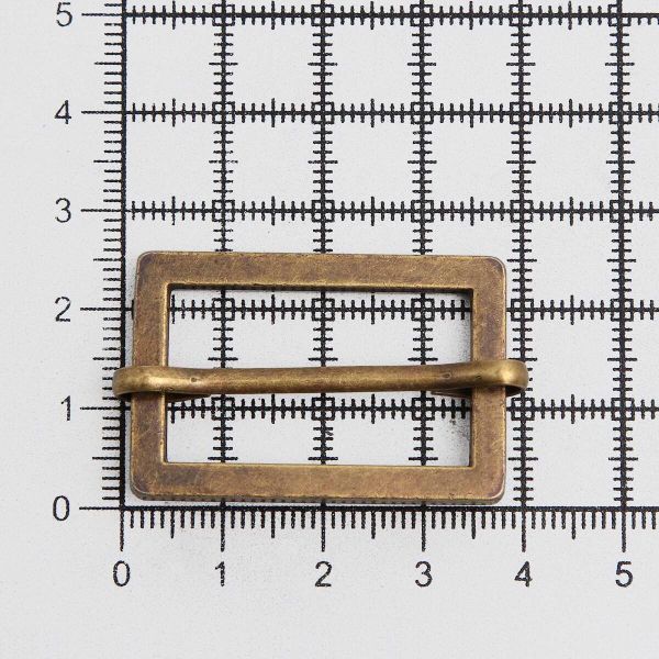 Рамка регулировочная металл литая с подвижной планкой 30 мм /37х25 мм, ⌀3.5 мм/, бронза, 4 шт