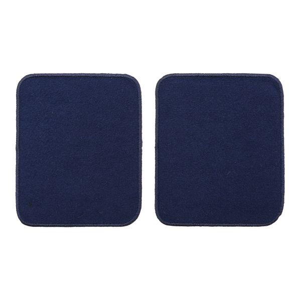 Термоаппликация Прямоугольник 7,5х8,5см, уп. 2 шт, цв.синий