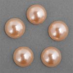 Полужемчужины перламутр Круг, арт.-1910-07, 10 мм цв.07 персиковый уп.500г