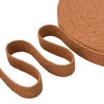 Стропа (ременная лента) 45 мм / 45.72 метра, [75.59 г/пог.м], плетеная вощёная, ZH109 оранжево-коричневый, 3Al299