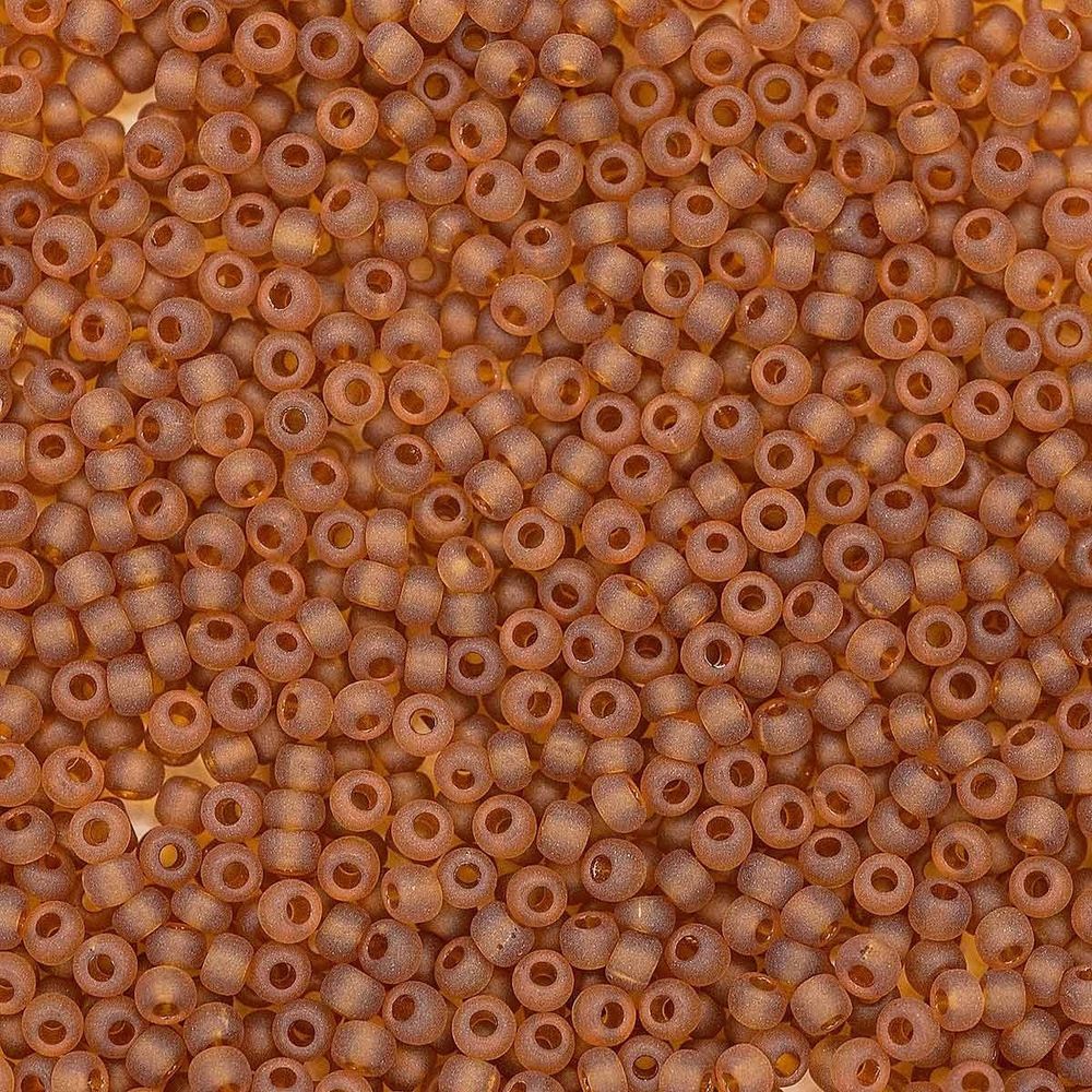 Бисер Preciosa прозрачный матовый 10/0 (10090), круг.отв, 50 гр