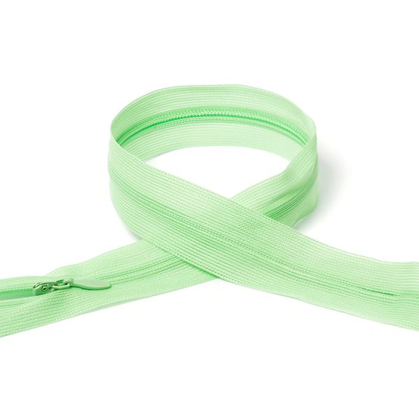 Молния потайная (скрытая) Т3 (3 мм) 1 зам., н/раз., 50 см, цв.F247 мятный уп.50 шт
