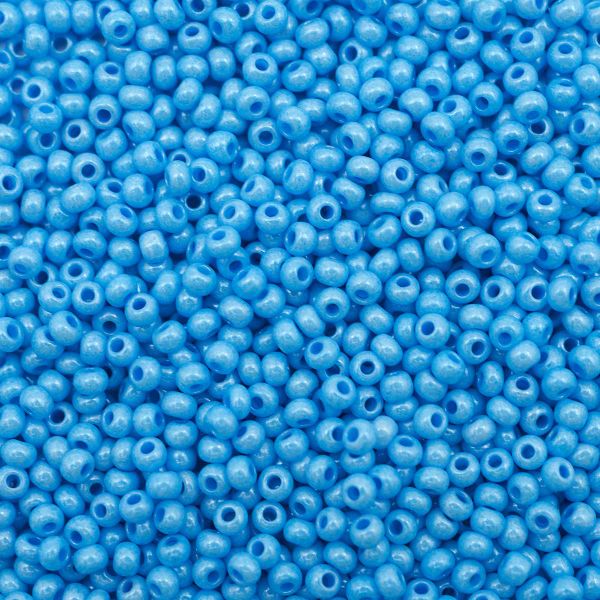 Бисер мелованный, круг.отв., 500гр, Preciosa