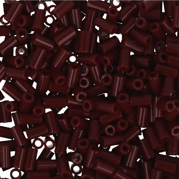 Бисер Toho Bugle 3 (3 мм), 25 г (5х5 г), 0046 т.т.коричневый