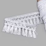 Бахрома отделочная 50.0 мм / 25 метров, кисти, а502 белый