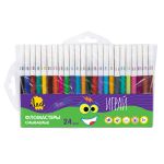 Фломастеры смываемые 24 цв, Лео LPFPW-24