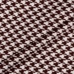 Ткань для пэчворка Peppy Бабушкин сундучок, рулон 112 см / 5 метров, БС-07 гусиная лапка коричневый, Peppy