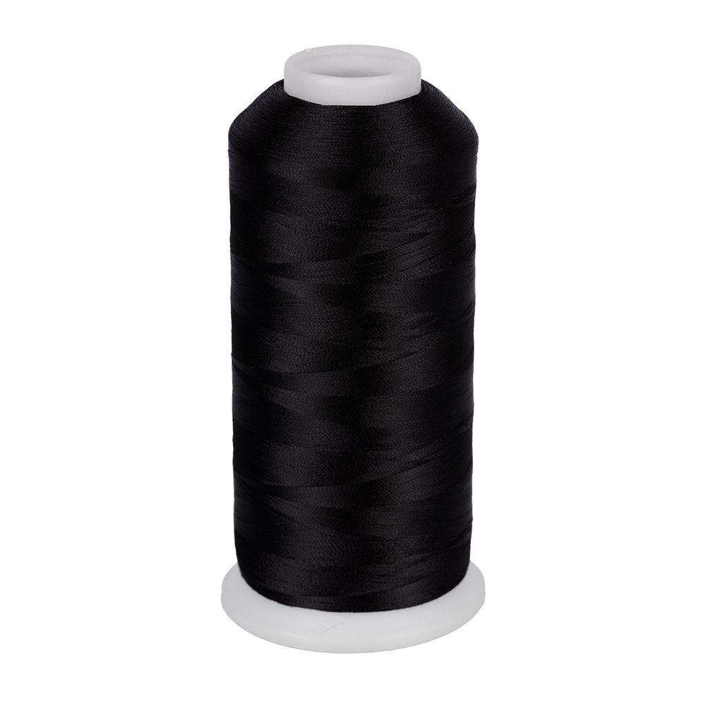 Нитки вышивальные Gamma V120/2, 5000 ярдов, 4570 м, 3444 черный