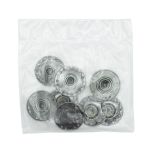 Кнопка пришивная металл ⌀24.0 мм, чер.никель, 4 шт