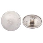 Пуговицы на ножке 36L=23 мм, металл, M.Silver (матовый серебристый), 10 шт, MP21