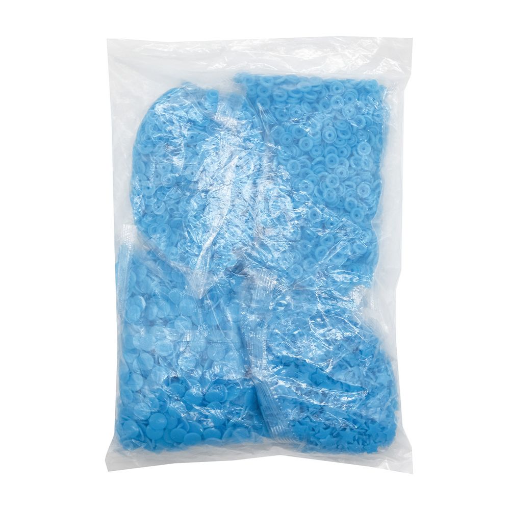 Кнопка рубашечная фигурная Звезда 12,5/10мм пластик (≈1000 шт) New Star (189 аква)