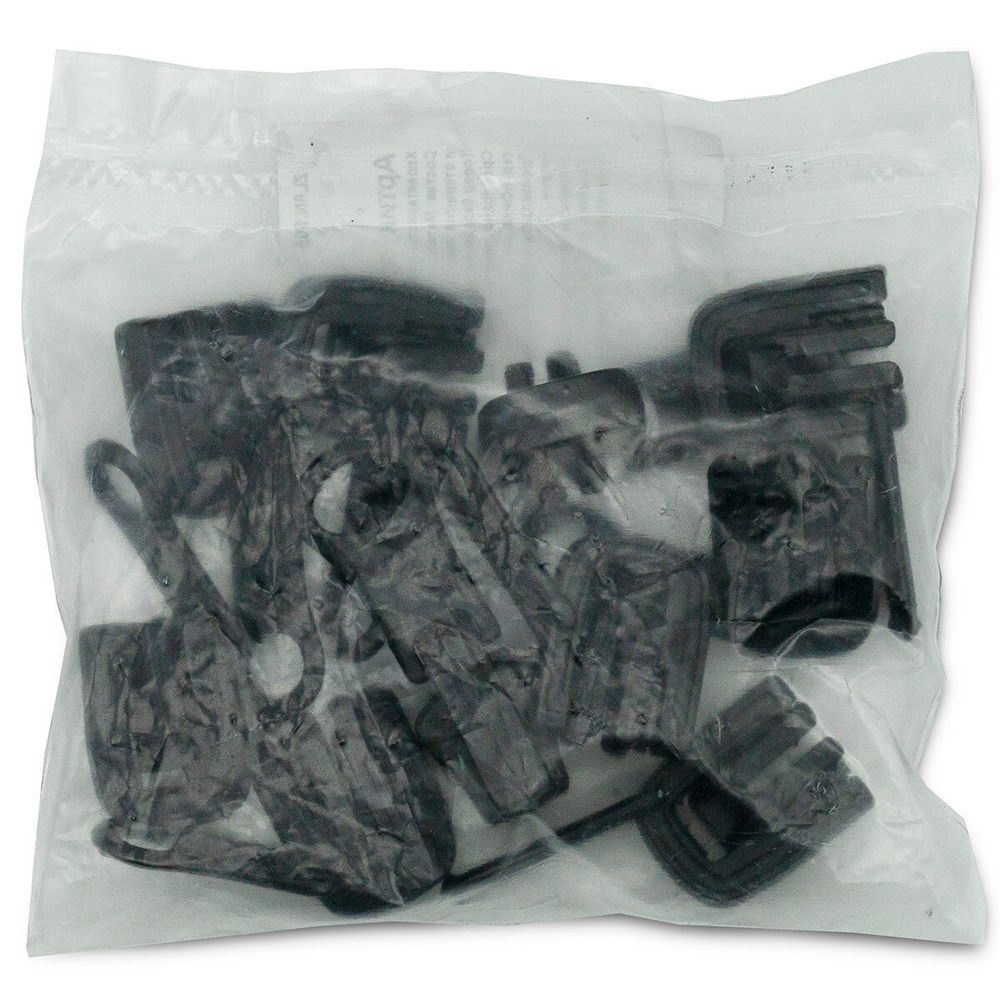 Слайдер (замок) для молнии трактор Arta Т6 (6 мм), реверсивный, 077 черный, уп.10 шт