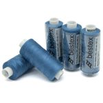 Нитки швейные бытовые Bestex 40/2, 365 м (400 ярд) / 10 кат., 322 джинсовый