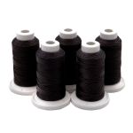 Нитки филаментные 420D/3, 137 м, Астра, 9020 черный