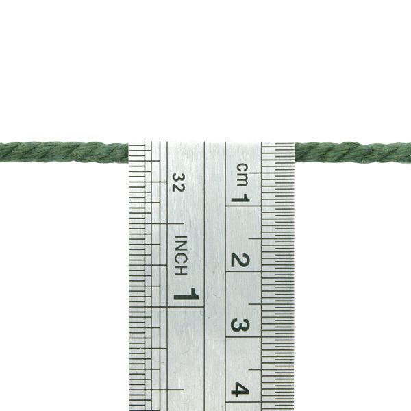 Шнур круглый х/б ⌀4.0 мм / 100 метров, (бобина) (хаки)