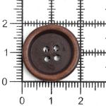 Пуговицы 4 прокола 32L (20мм), (Brown2 (коричневый2)), 36 шт