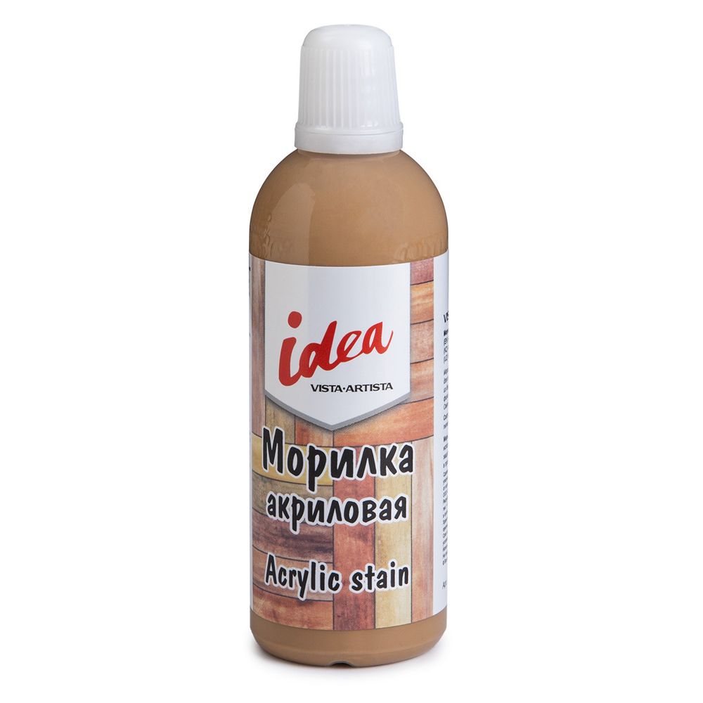 Морилка акриловая, 6 шт, 80 мл, 06 св.коричневый/light brown, Vista-Artista ASV-01