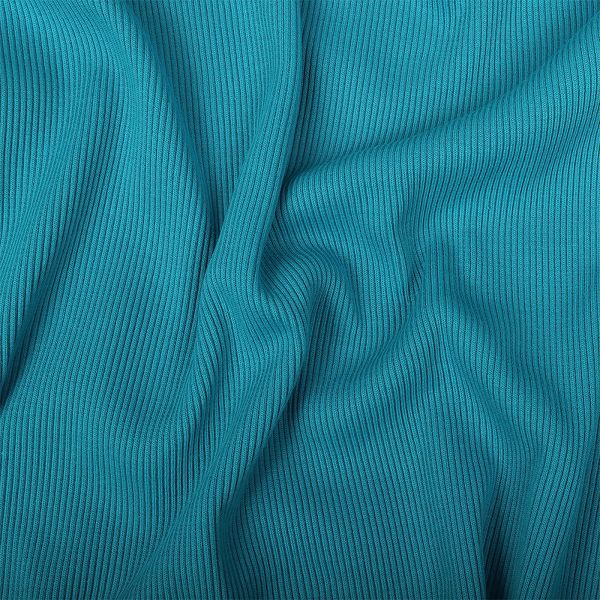 Кашкорсе с лайкрой ОЕ 230 г/м², 60+60 см / 15 метров, КАШ.230.17-4432.15, бирюза